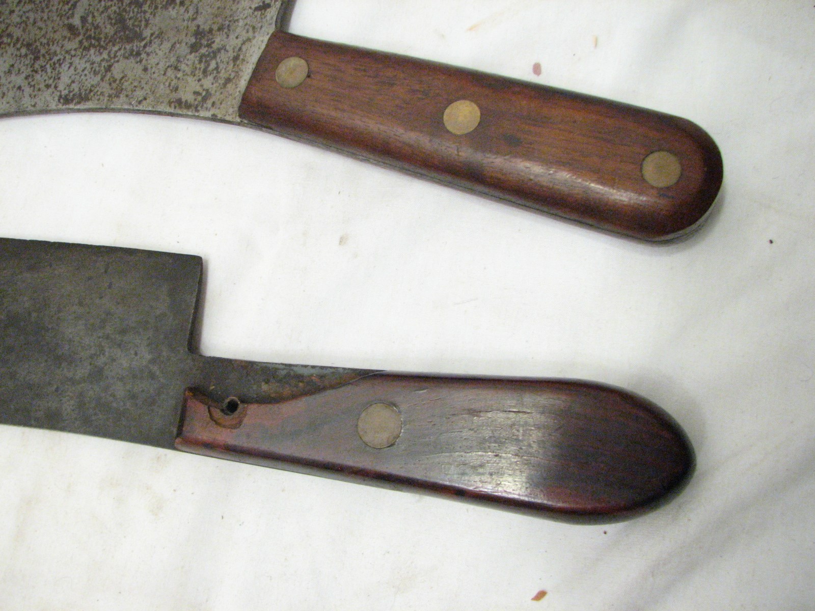 Antique Farm Butchering Tools Pig Sticker Hog Butcher Knife Cleaver