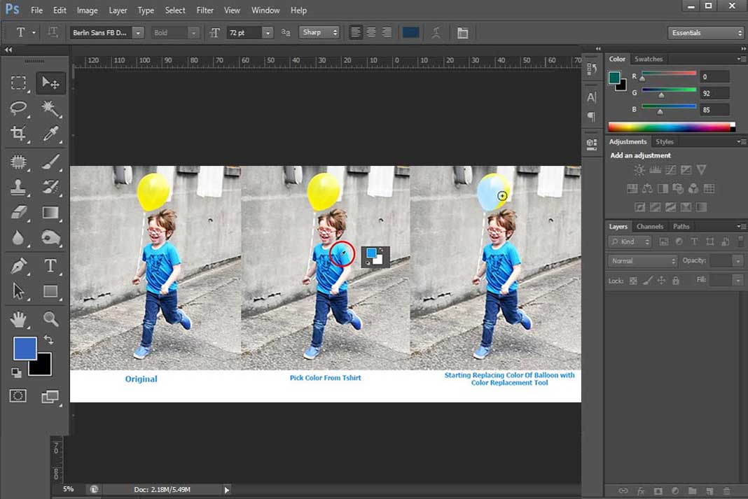 Color Replacement Tool ToolTutorial
