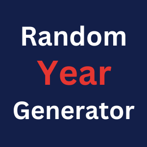 Random Year Generator Online - toolU.me