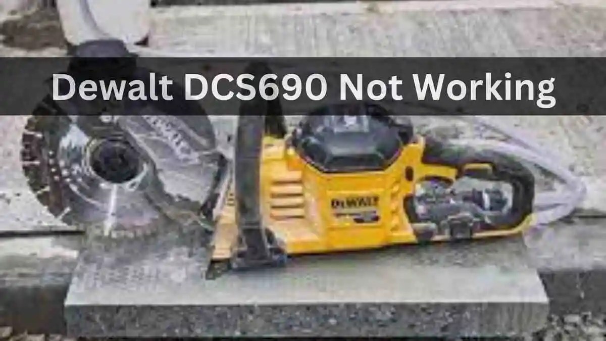 DeWalt DCS690 Not Working (Fixed) Toolyaa