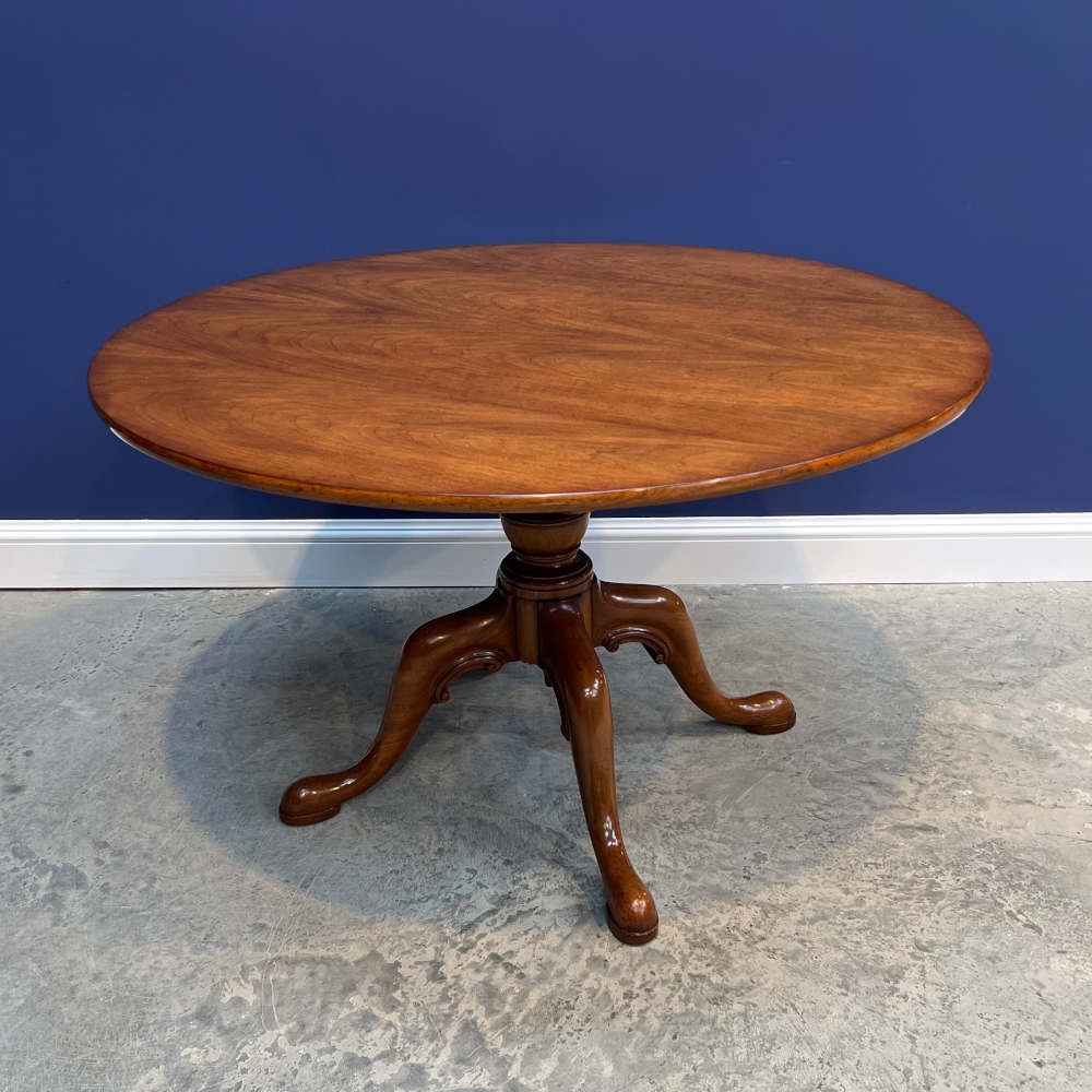 Circular Walnut Table