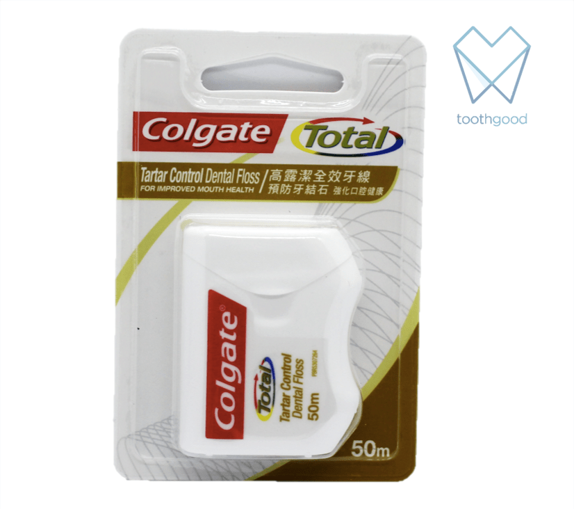 Colgate Total Tartar Control Dental Floss (50m) Toothgood
