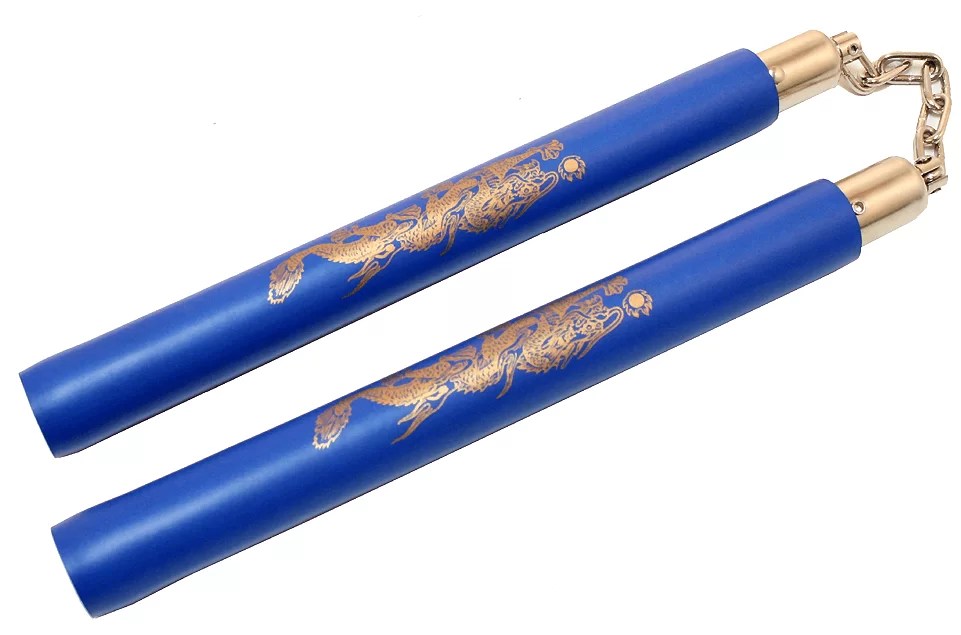 Blue Foam Padded NunChucks Tootoolbay