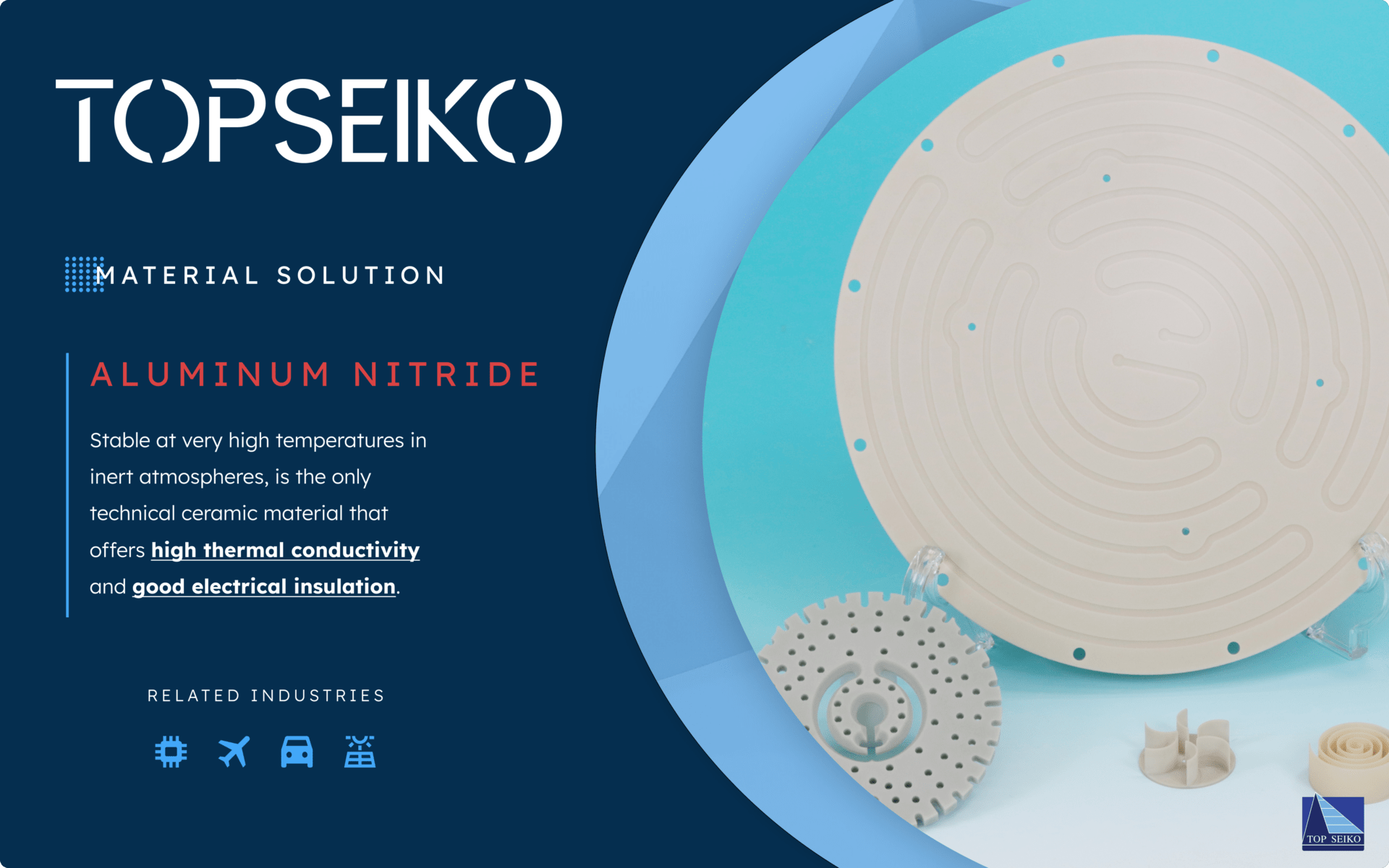 What is Aluminum Nitride (AlN) ? Top Seiko Co,. Ltd.