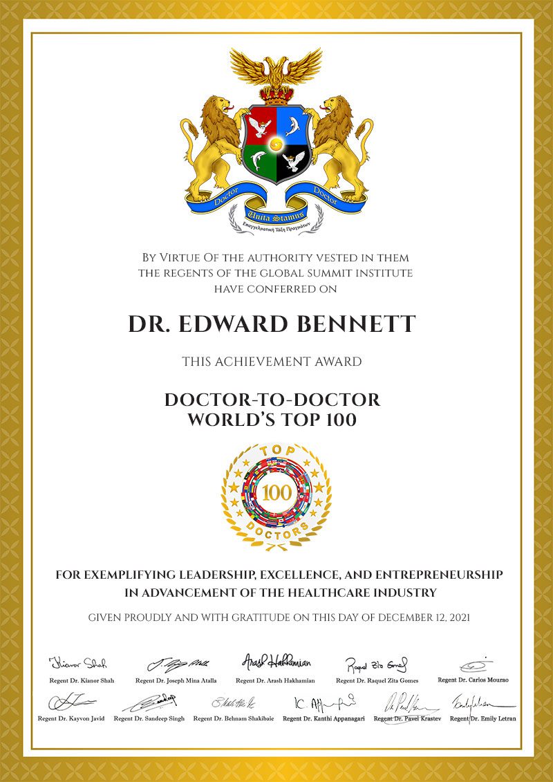 Dr. Edward World's Top 100 Doctors
