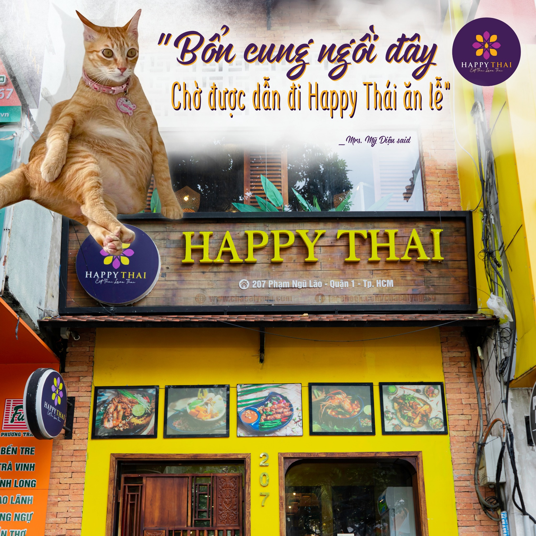 Đơn vị nhà hàng HAPPY THÁI tại Tp Hồ Chí Minh