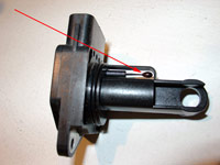 Toyota 4Runner Highlander Mass Air Flow Sensor MAF cleaning