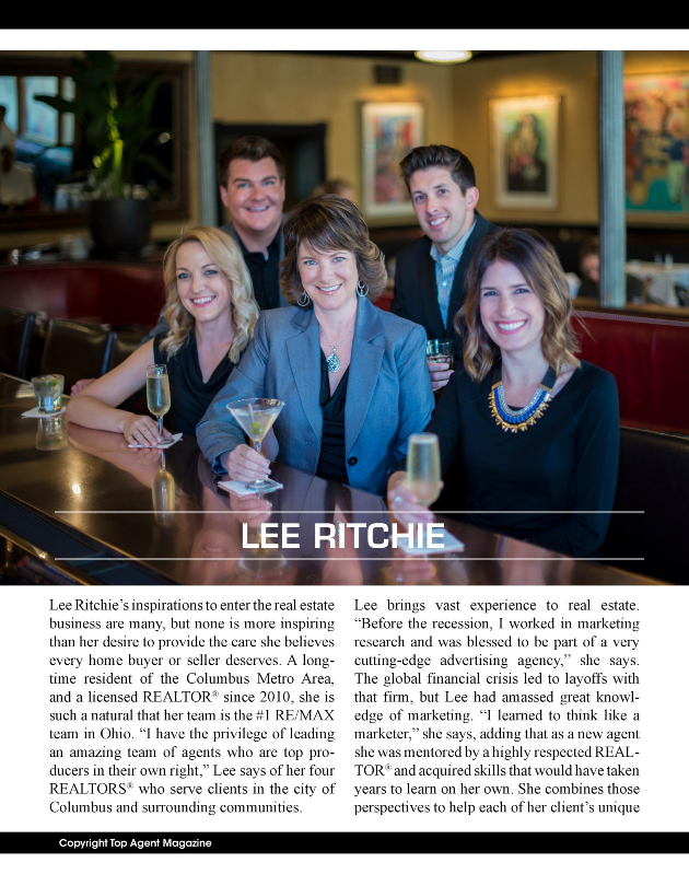 Lee Ritchie Realtor Top Agent Magazine
