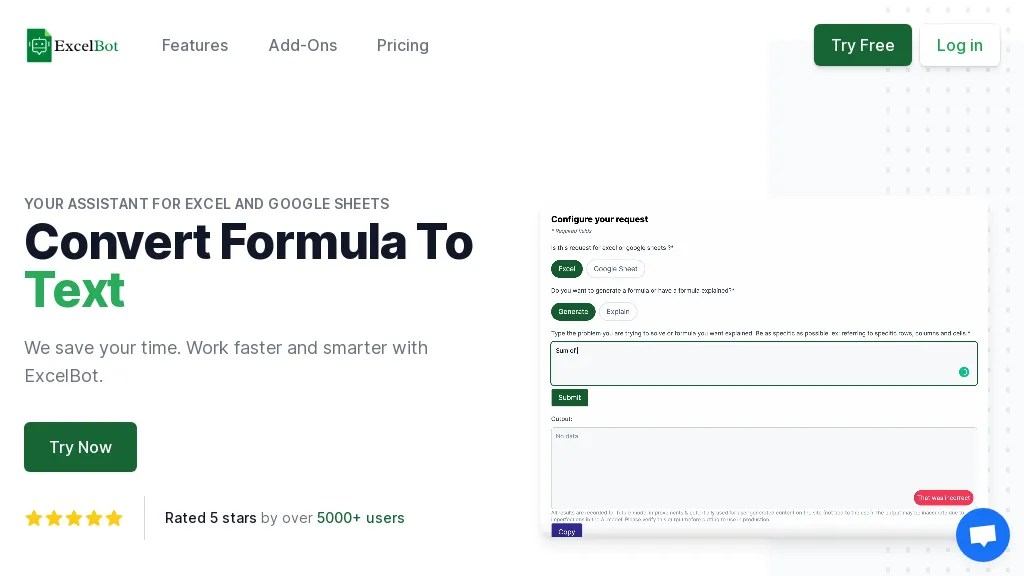 18 Best Excel AI tools