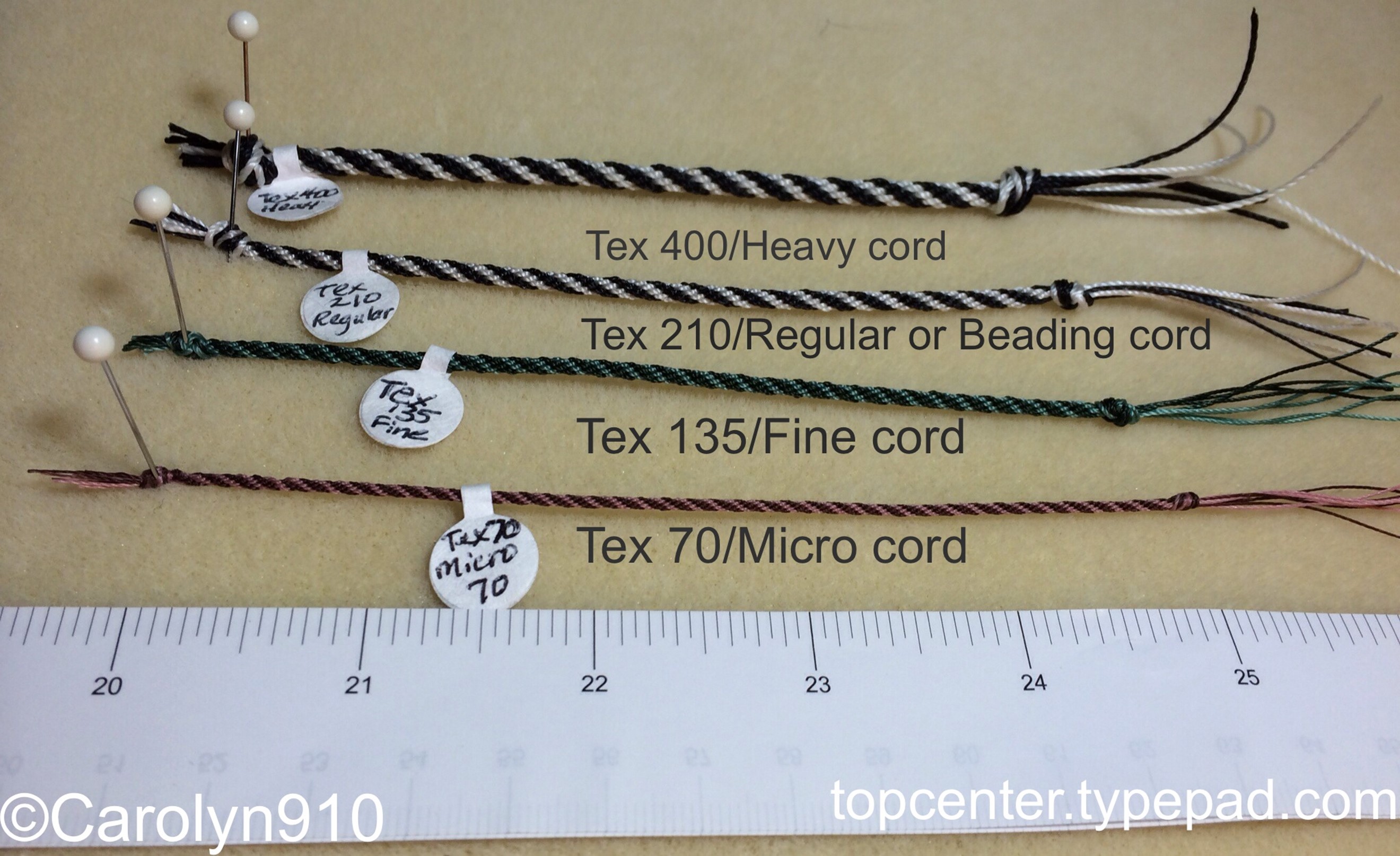 All About Nylon Beading Cord: S-Lon, Superlon, C-Lon - Kumihimo Disk