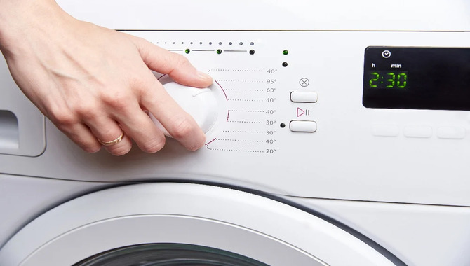 Turn Off The Power To The Washing Machine