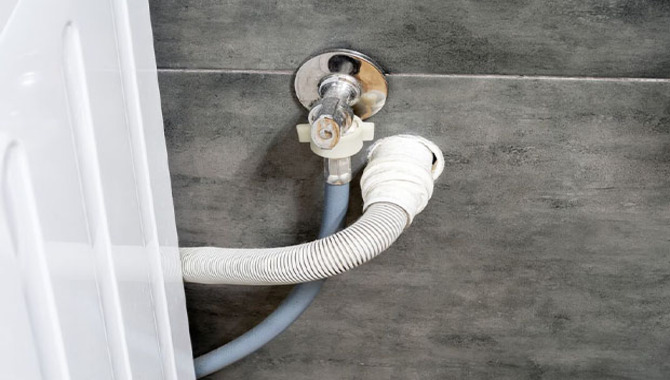Where Is The Washing Machine Drain Pipe Located