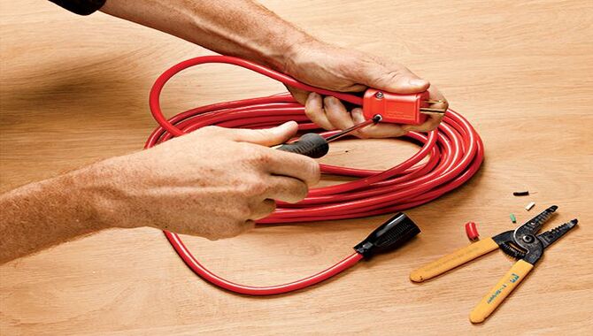 Fit The Plug Into The Ends Of The Wires