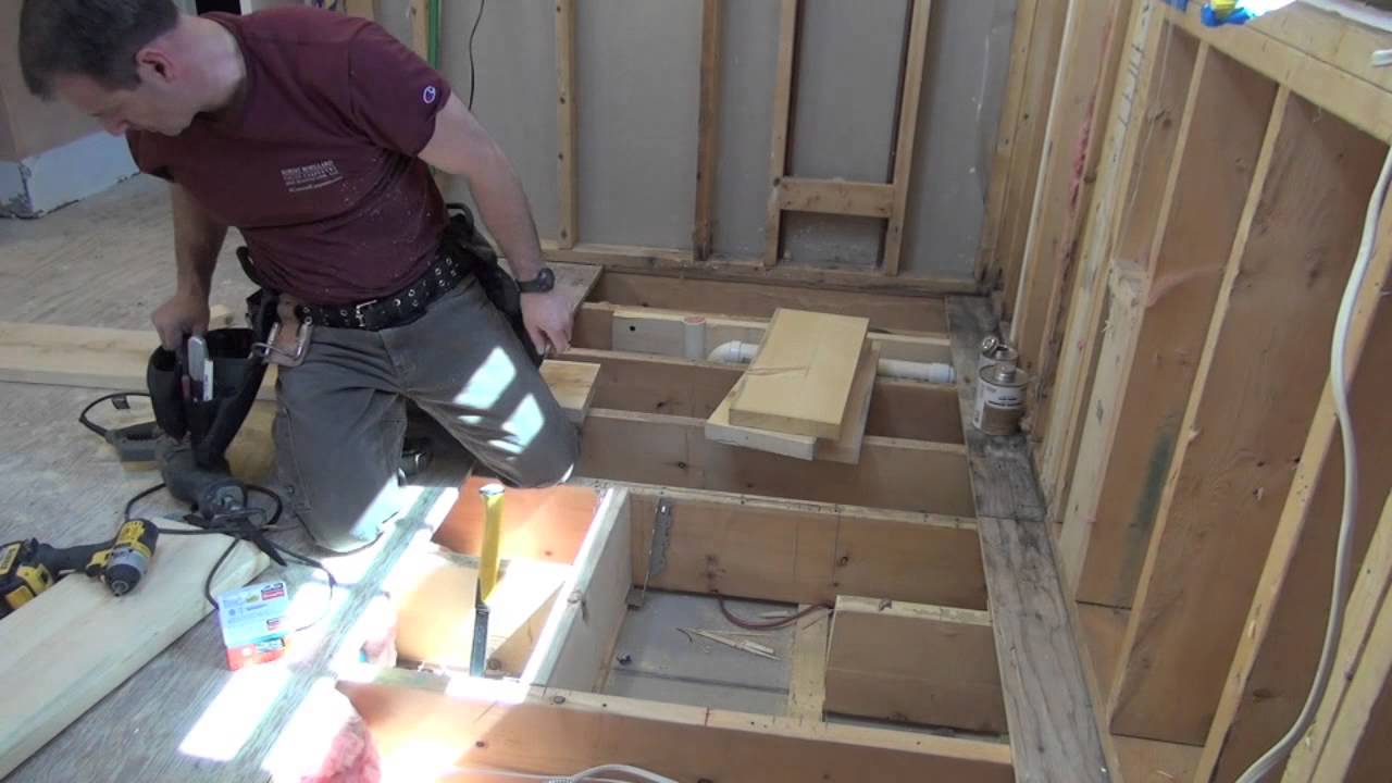 Preparing The Floor Joists For Installation
