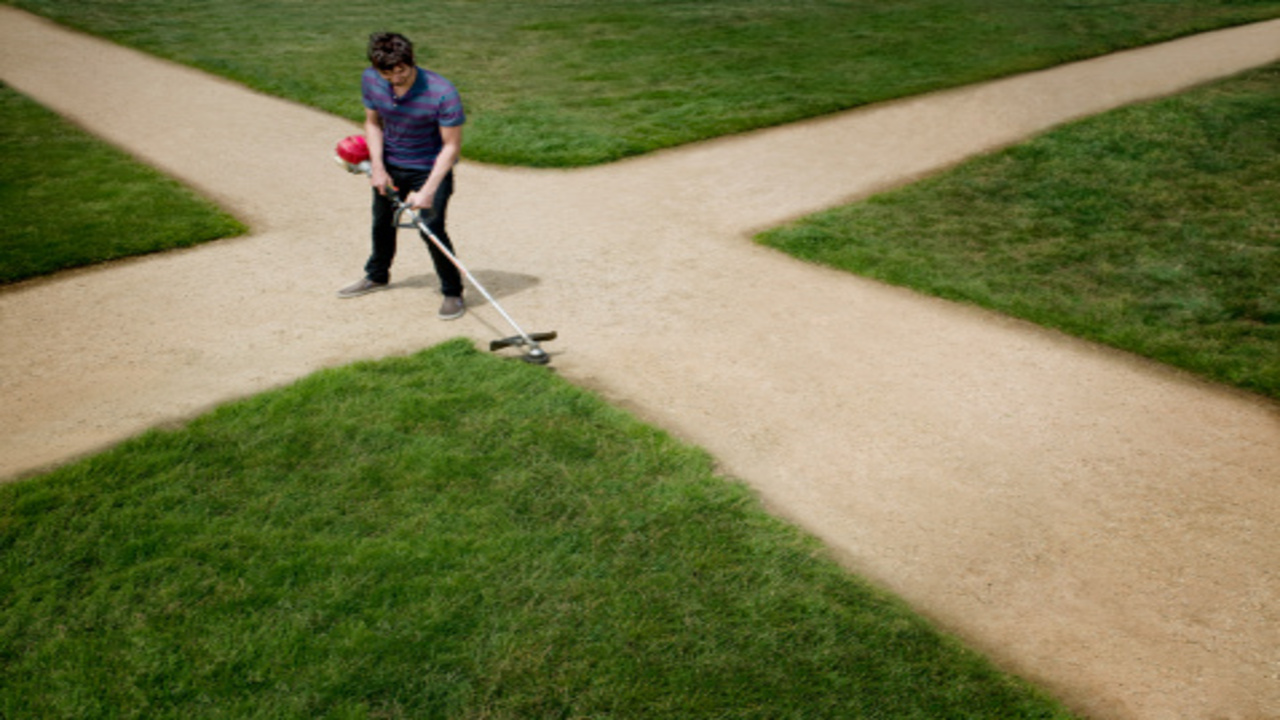Edging With The Ryobi CS26