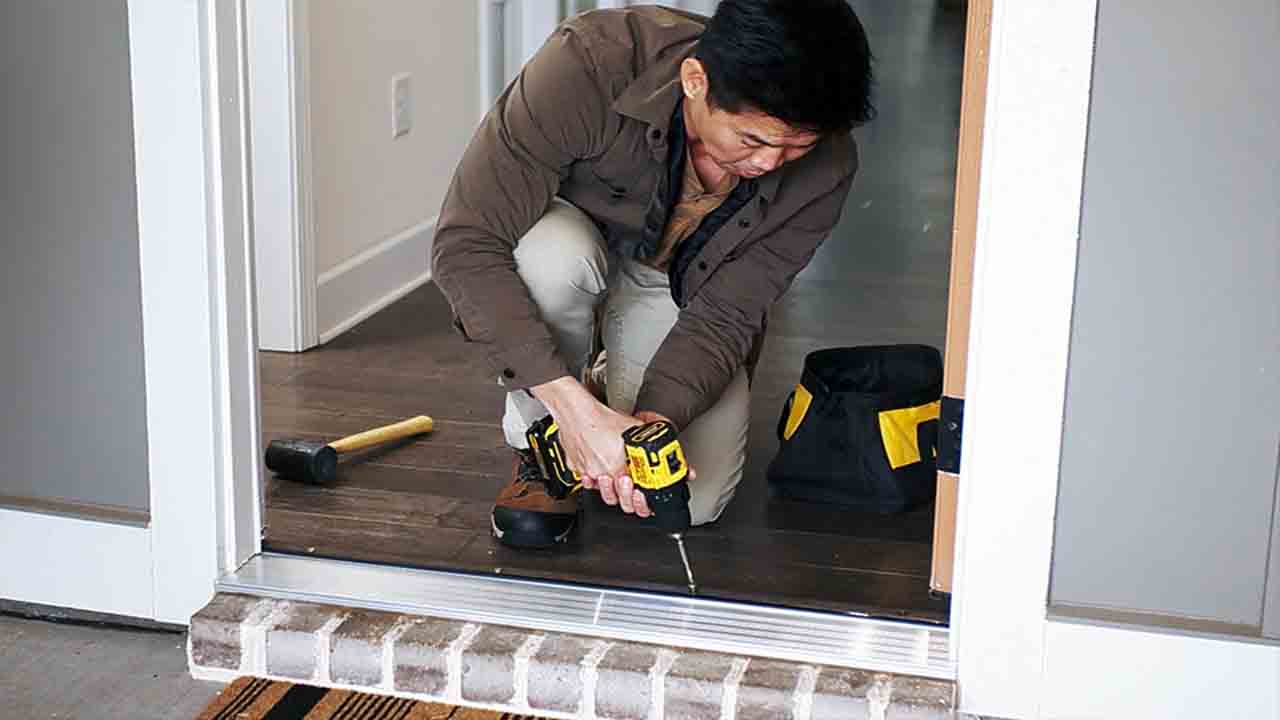 Ensure The Existing Threshold Is Securely Fastened