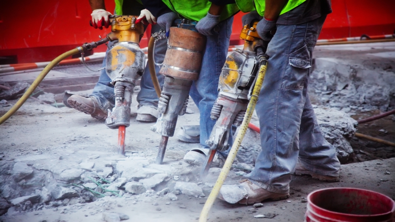 Plug In The Demolition Hammer And Turn It On