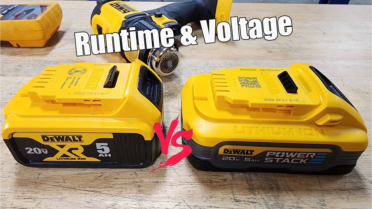 The Runtime Of Flexvolt Vs XR