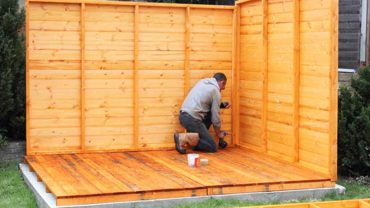 Mark The Layout Of The Joists On The Shed Foundation
