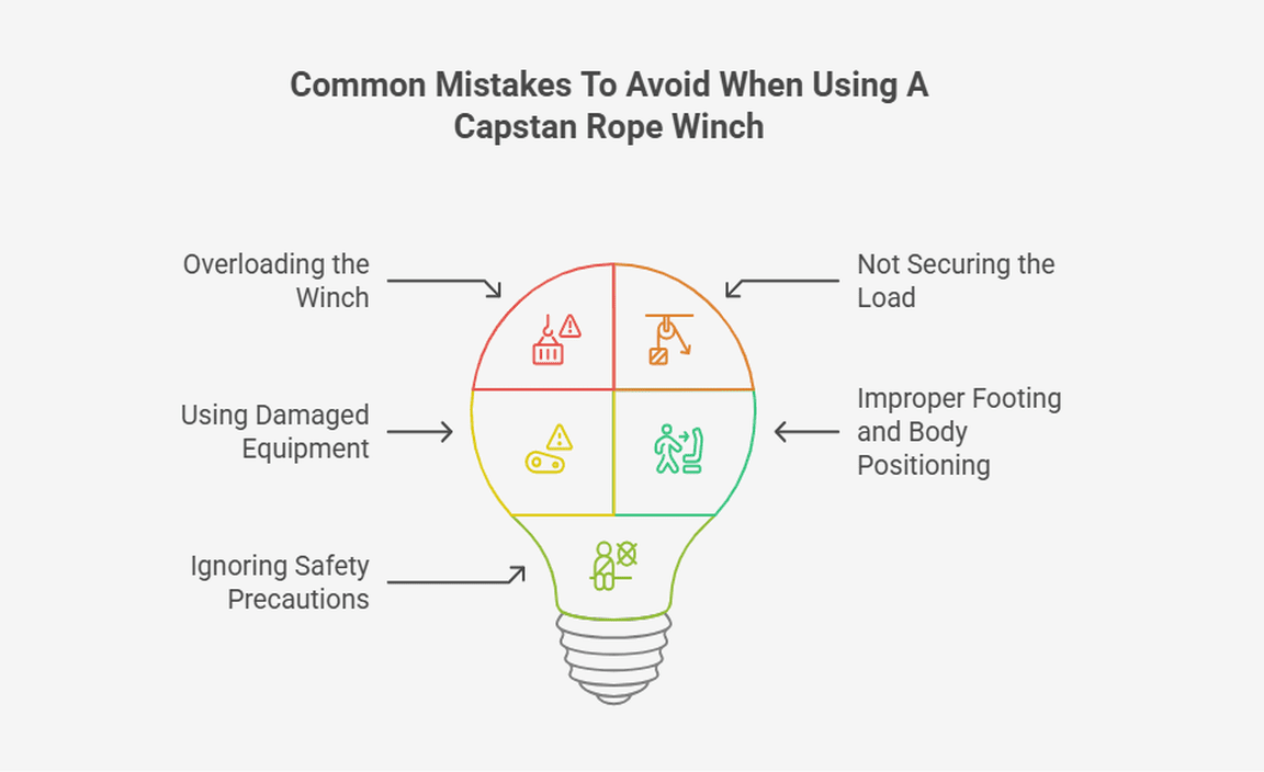 Common Mistakes To Avoid When Using A Capstan Rope Winch