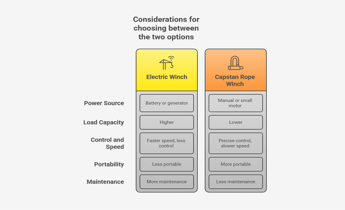 Considerations for choosing between the two options