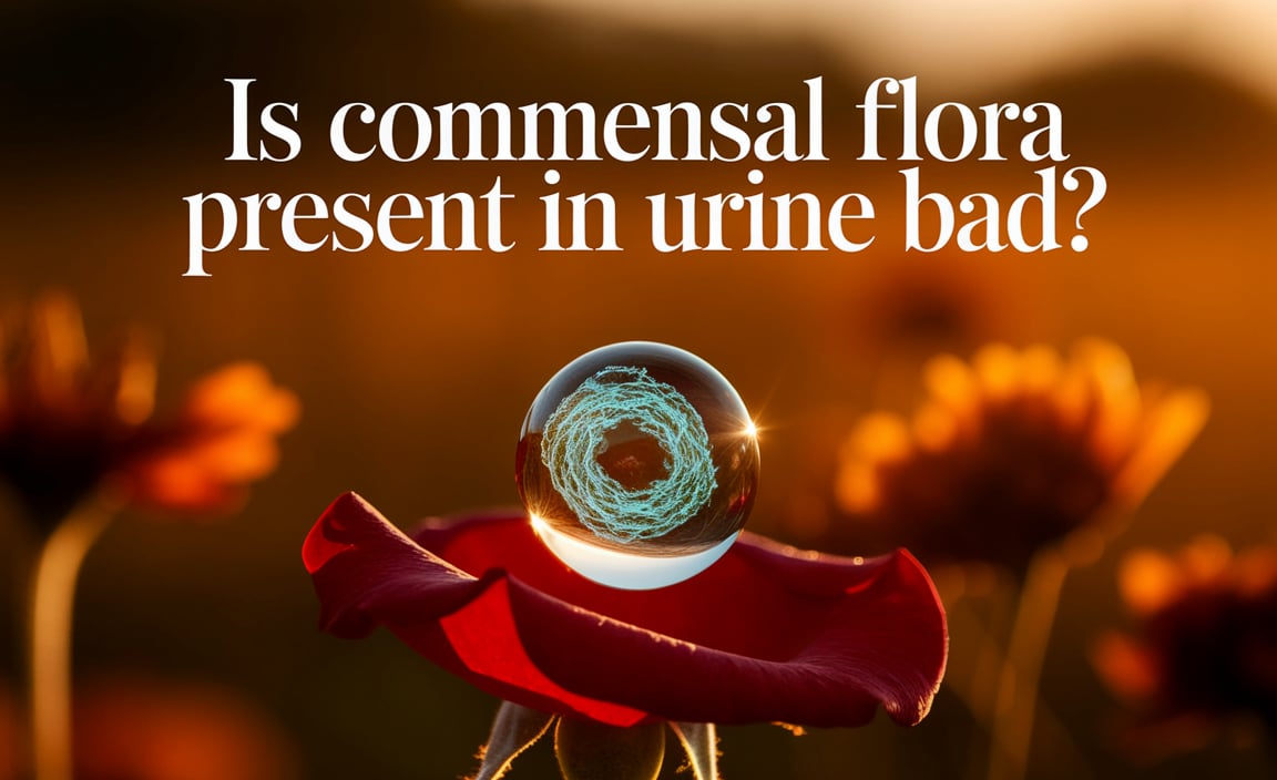 Is Commensal Flora Present in Urine Bad