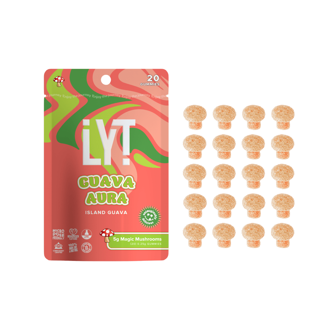LYT Mushroom Gummies 5g Assorted Flavors Top Cola Delivery