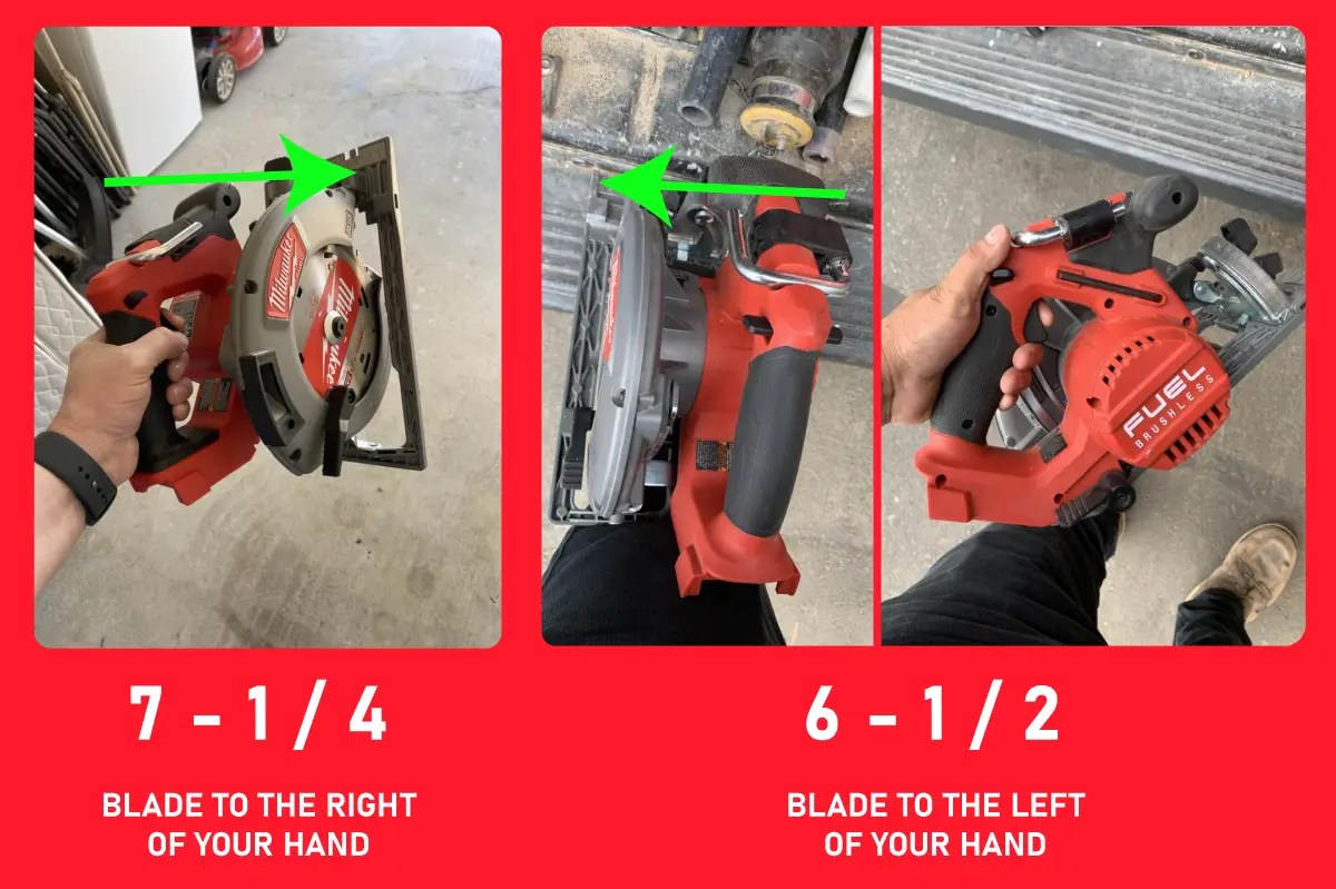 Milwaukee FUEL Circular Saw 7-1/4 vs 6-1/2 | TC Tools