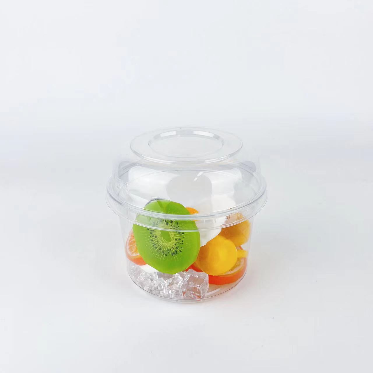 Round Plastic Food Containers with Lids TopCup Factory
