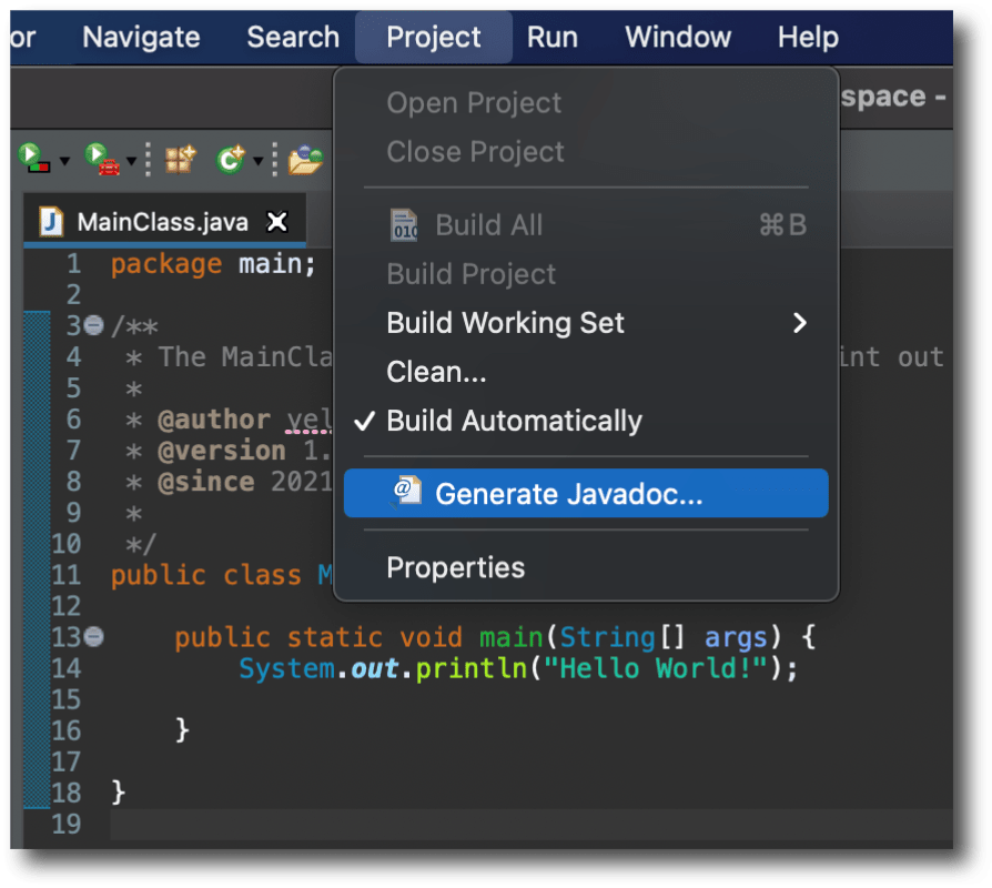 Doc Comment Và Javadoc Trong Java