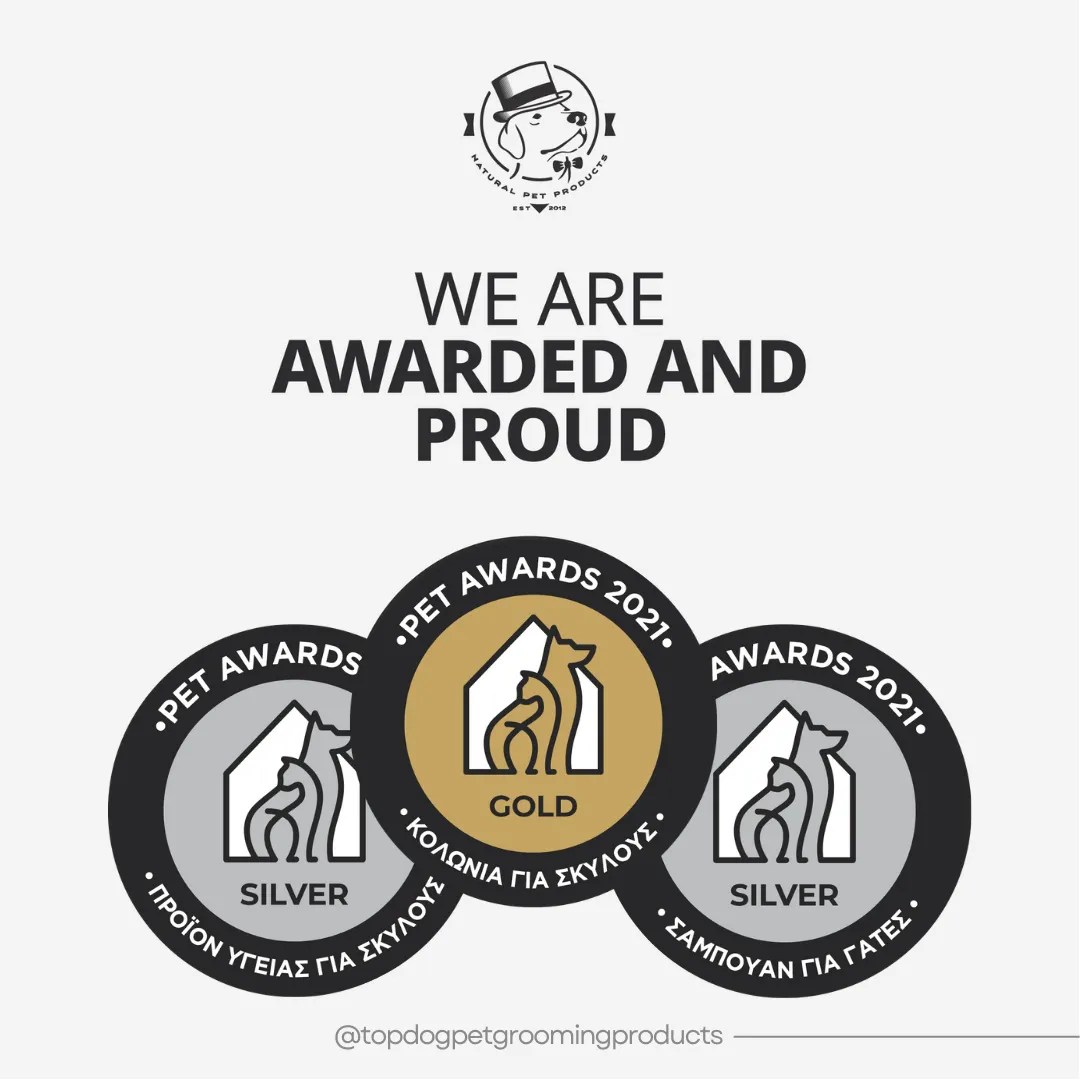 Awarded at 2021 PET AWARDS Top Dog