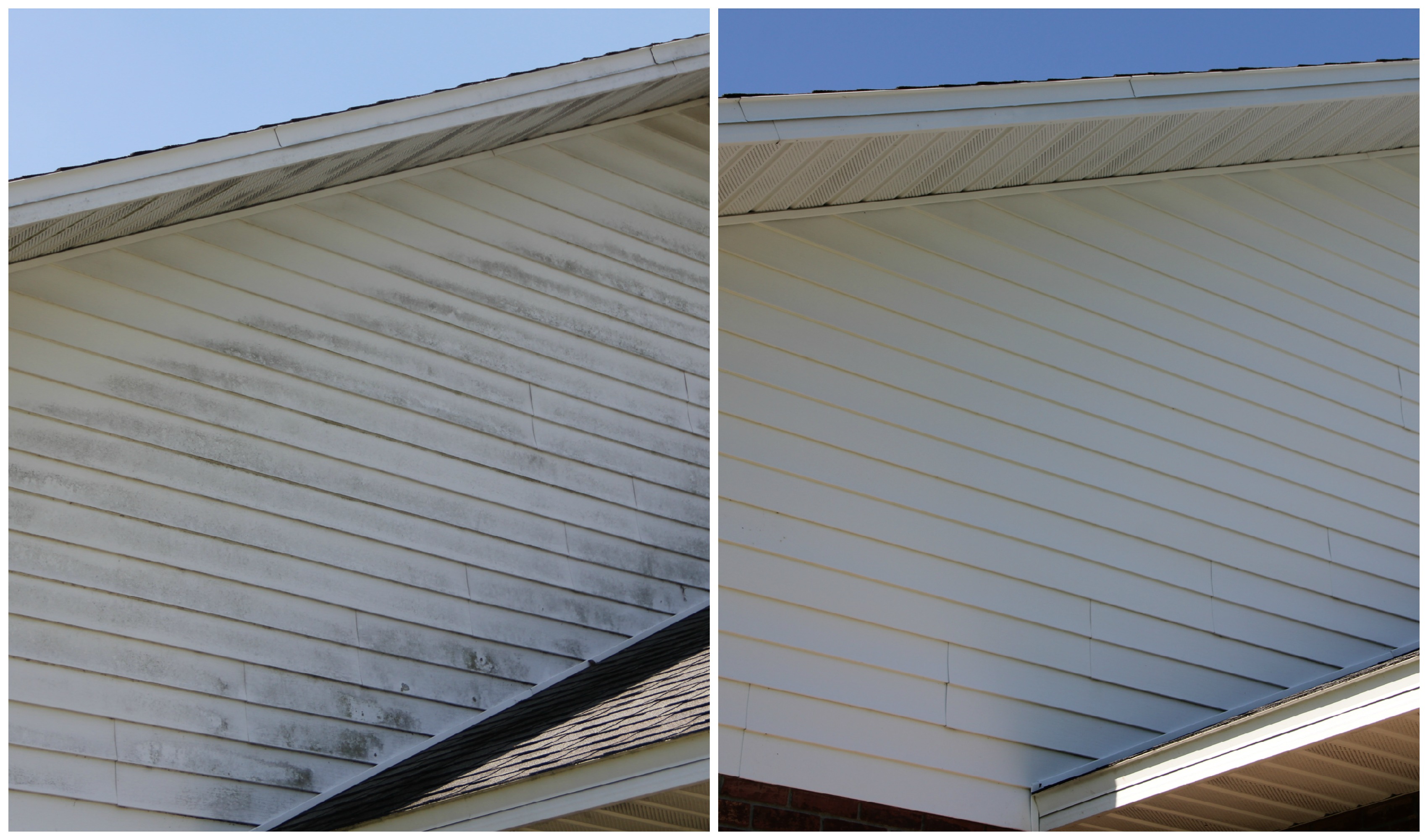 House Washing Top Down Exterior Home Cleaning