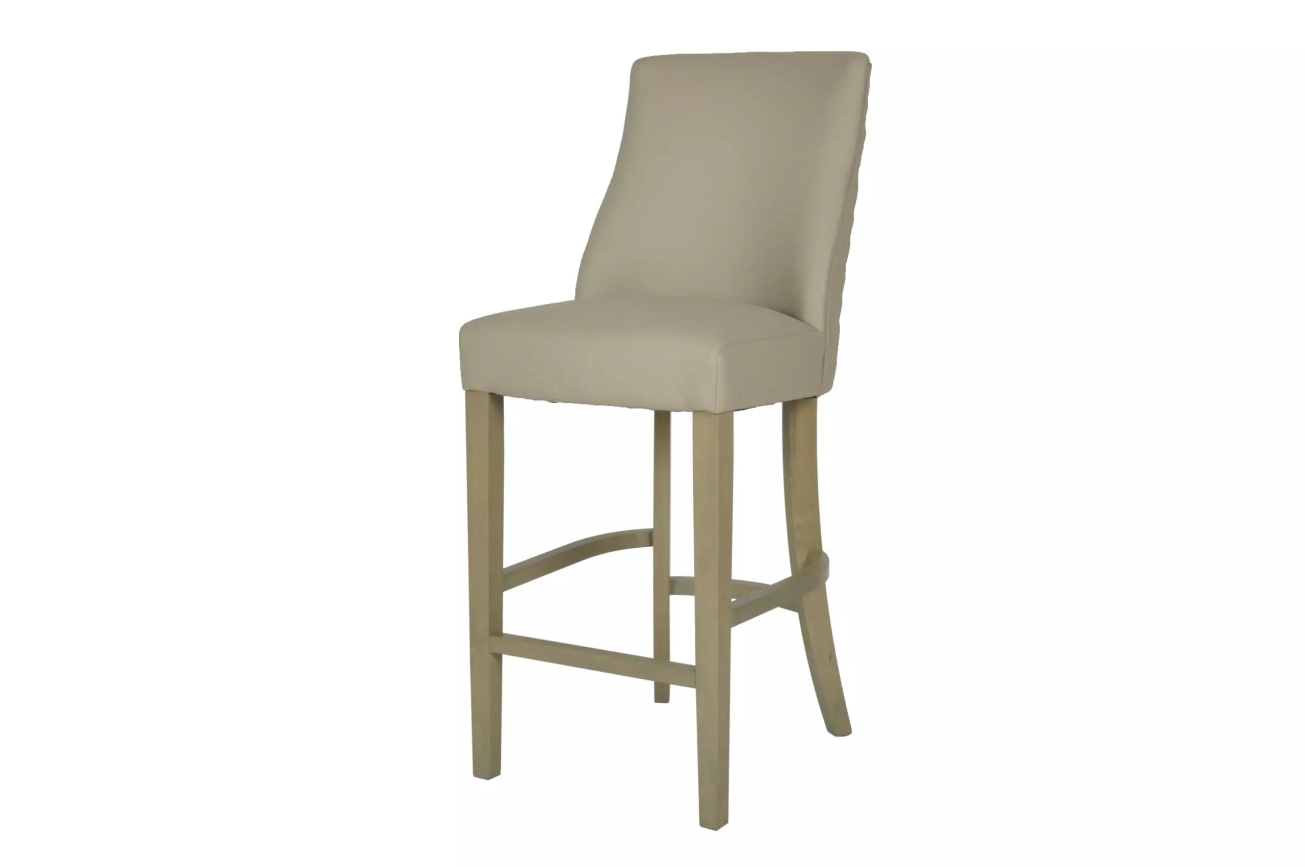 Martha Counter Stool P U LEATHER BEIGE OR GREY Top Drawer Cork