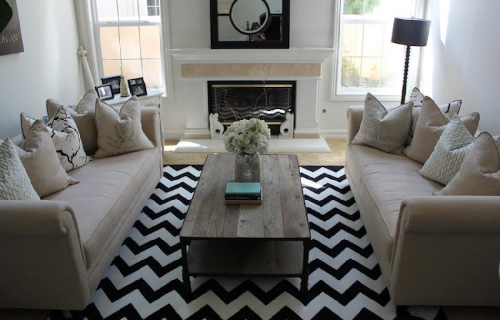 Add Chevron Pattern To Your Living Room Top Dreamer