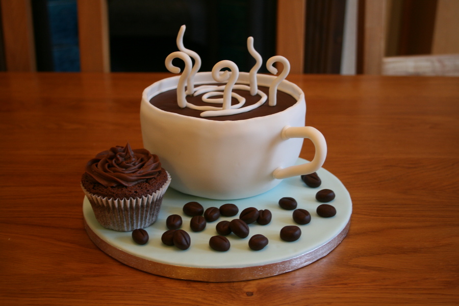 Creative Coffee Cake And Cupcake Designs