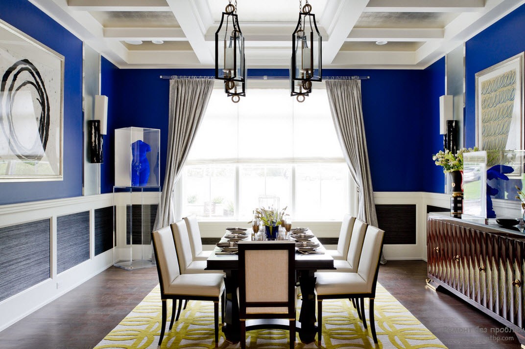 Spectacular Blue Dining Room Ideas Top Dreamer