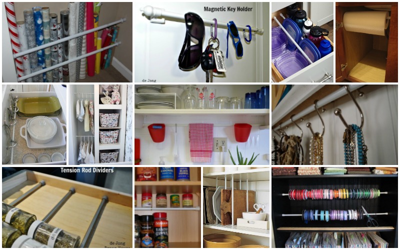 20 Brilliant Uses For Tension Rods You Should Know About Top Dreamer