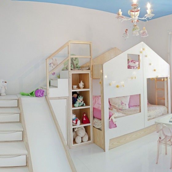Dreamers Loft Bed With Slide at Susan Fairchild blog