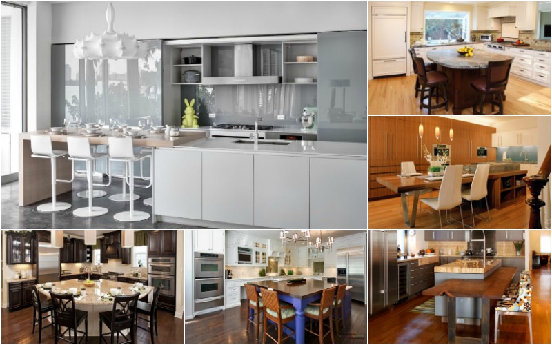 15 SpaceSaving Kitchen Islands With Tables You Need To See Top Dreamer