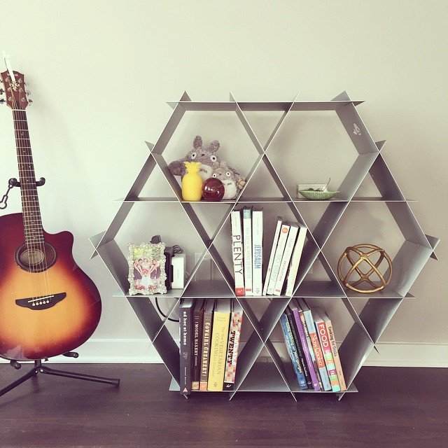 10 Creative Geometric Bookshelves That Will Grab Your Attention Top