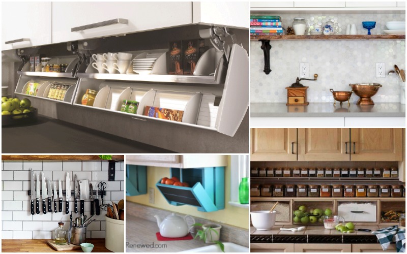 10 Tips To Use The Kitchen Backsplash For Storage Top Dreamer