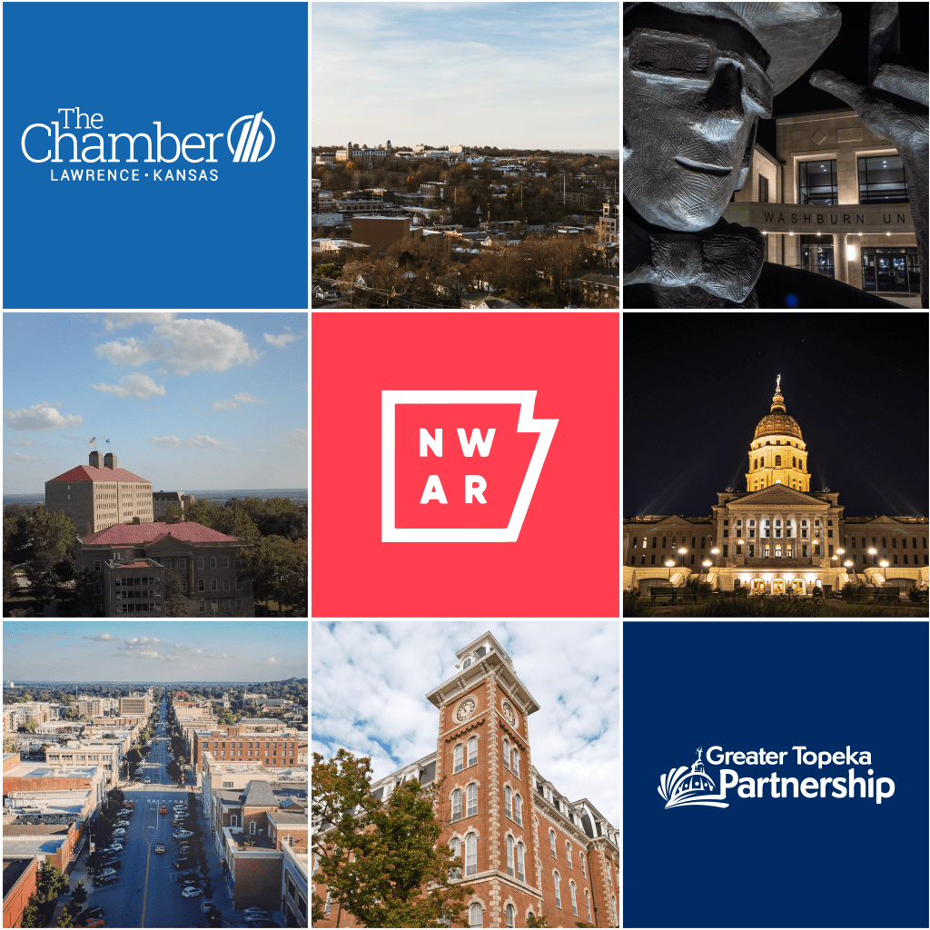 TOPEKA PARTNERSHIP AND LAWRENCE CHAMBER OF COMMERCE ANNOUNCE FIRST