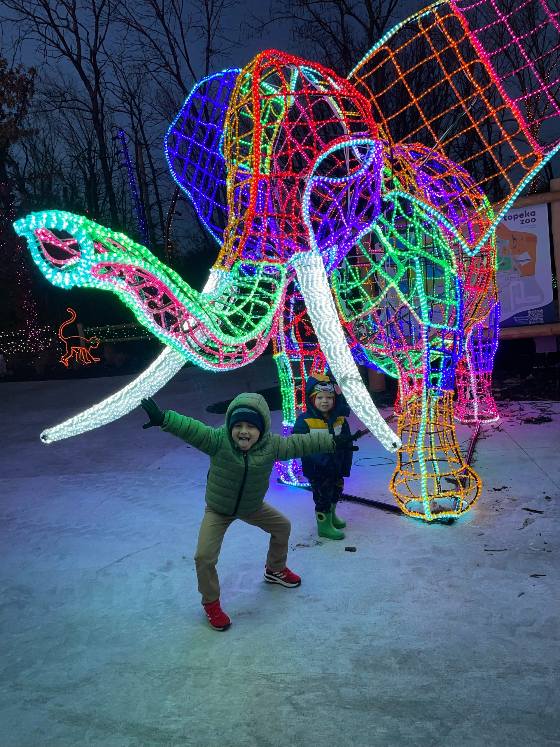Zoo Lights Topeka Zoo & Conservation Center THANK YOU!