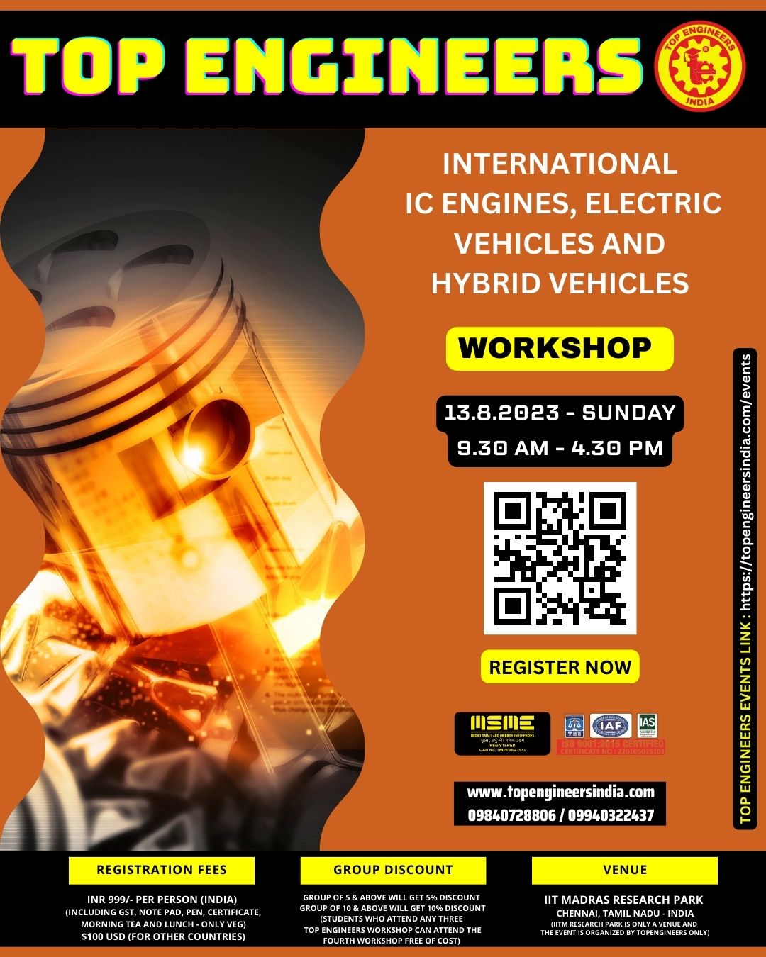 INTERNATIONAL IC ENGINES, ELECTRIC VEHICLES AND HYBRID VEHICLES