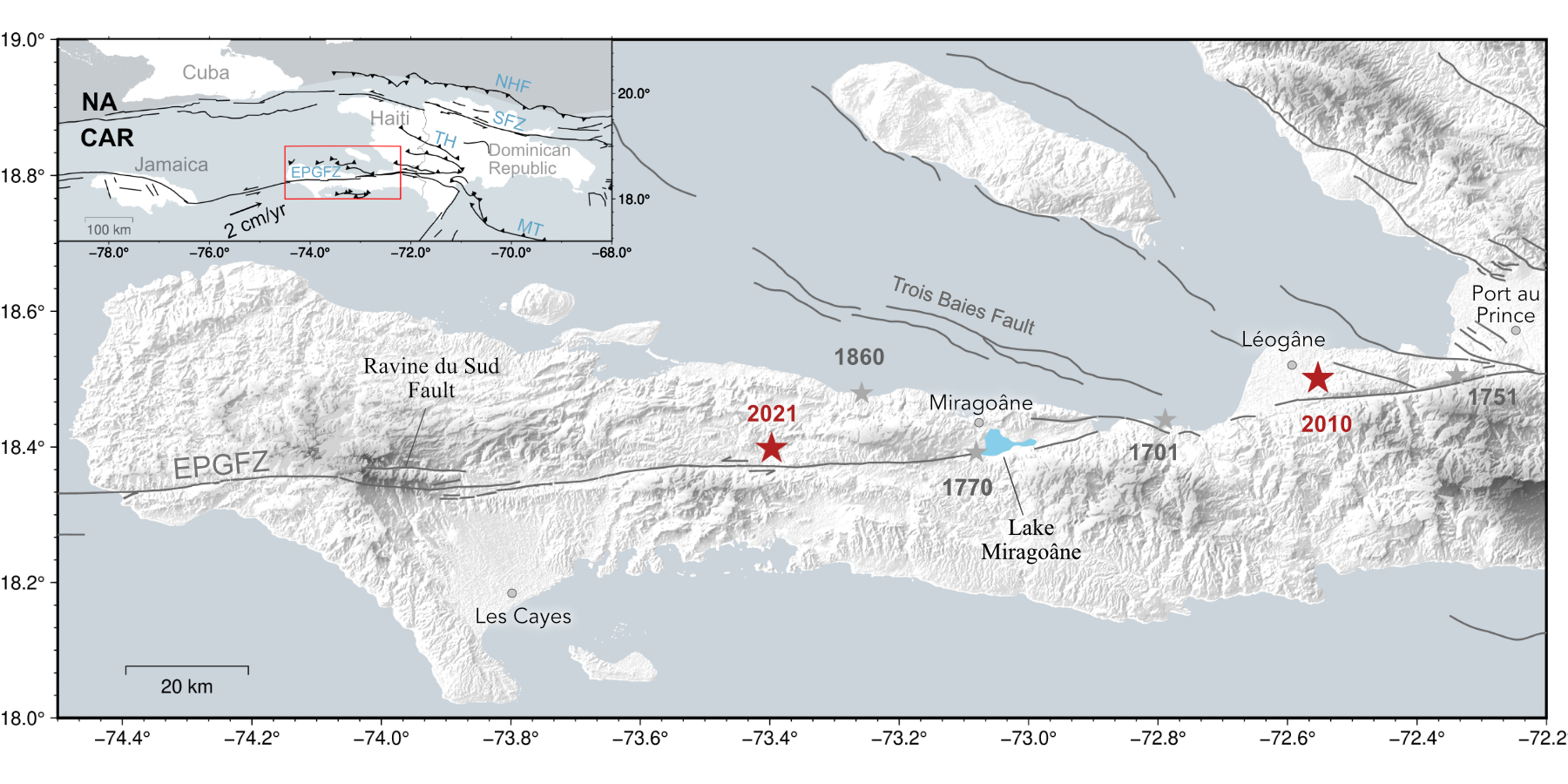 Haiti Earthquake Map