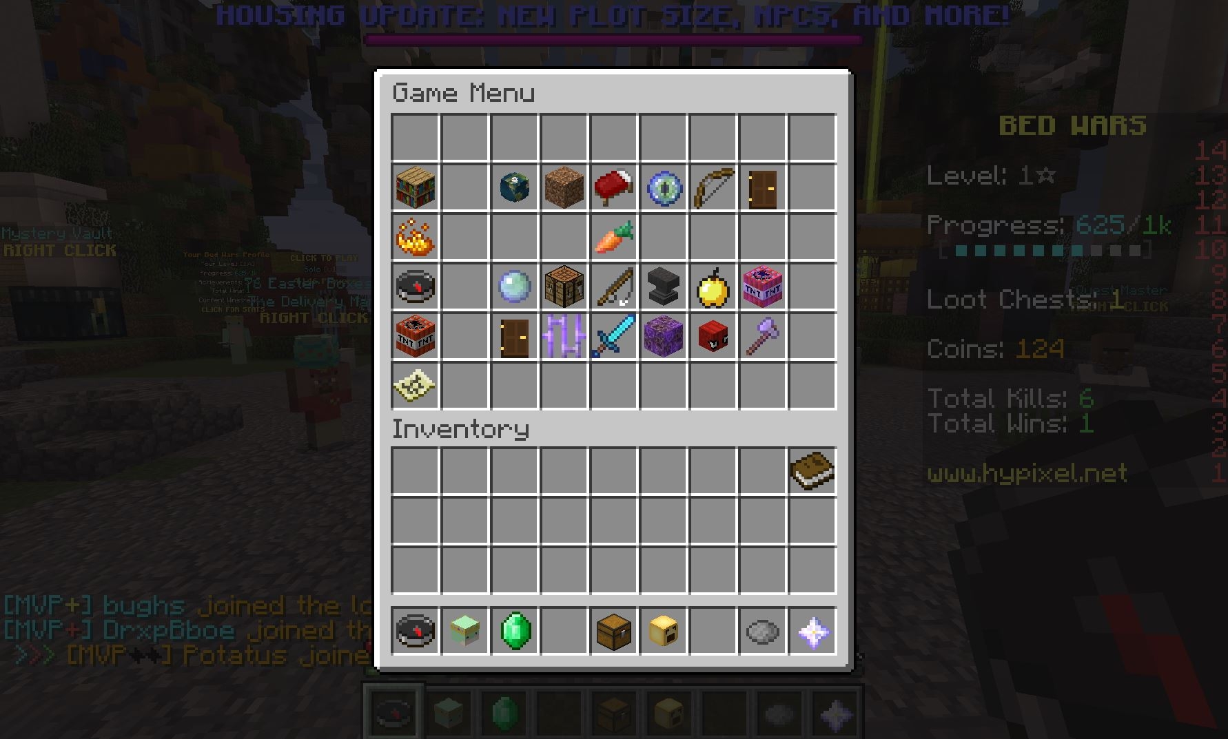 Hypixel Minecraft server TopG