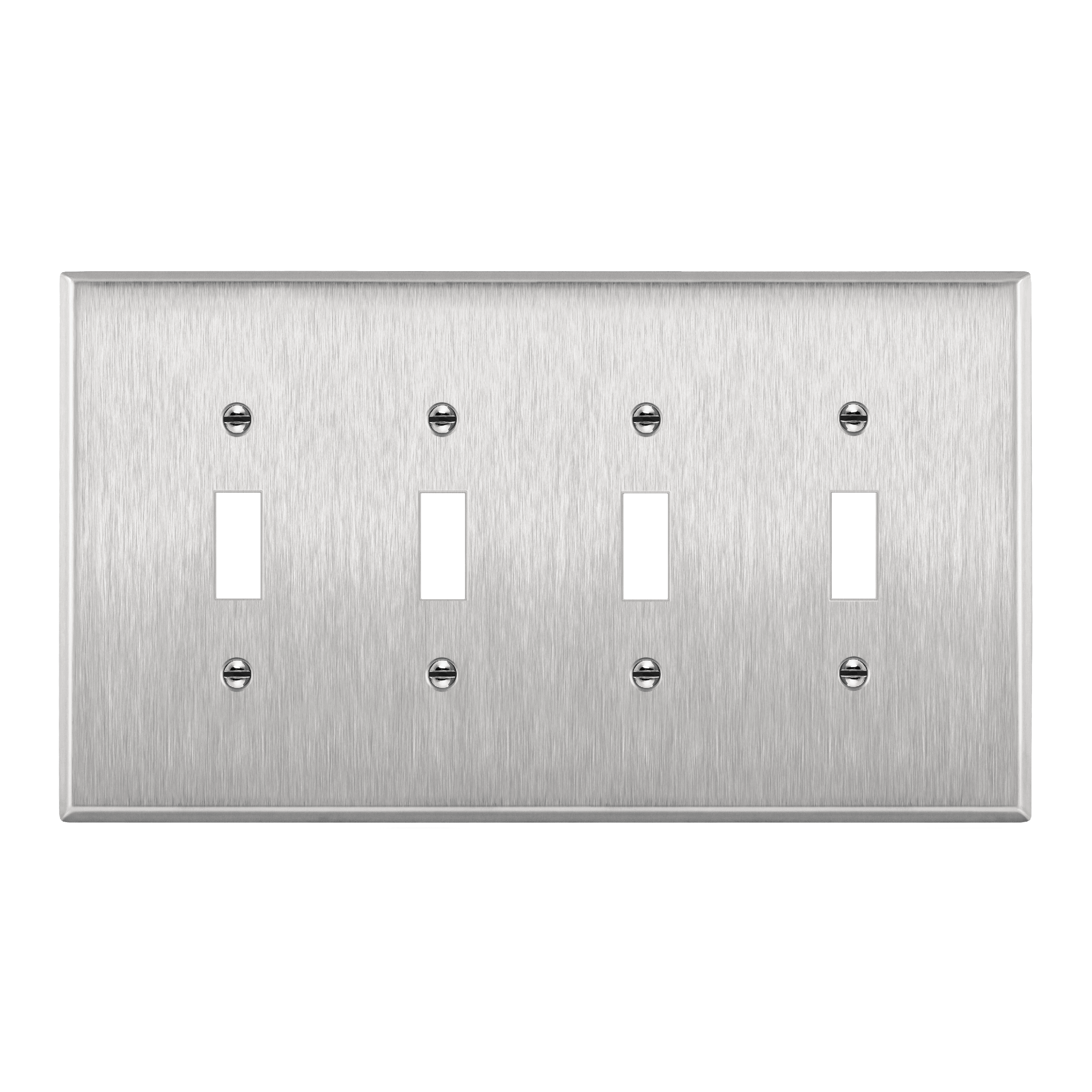 4Gang Stainless Steel Wall Plate TOPGREENER
