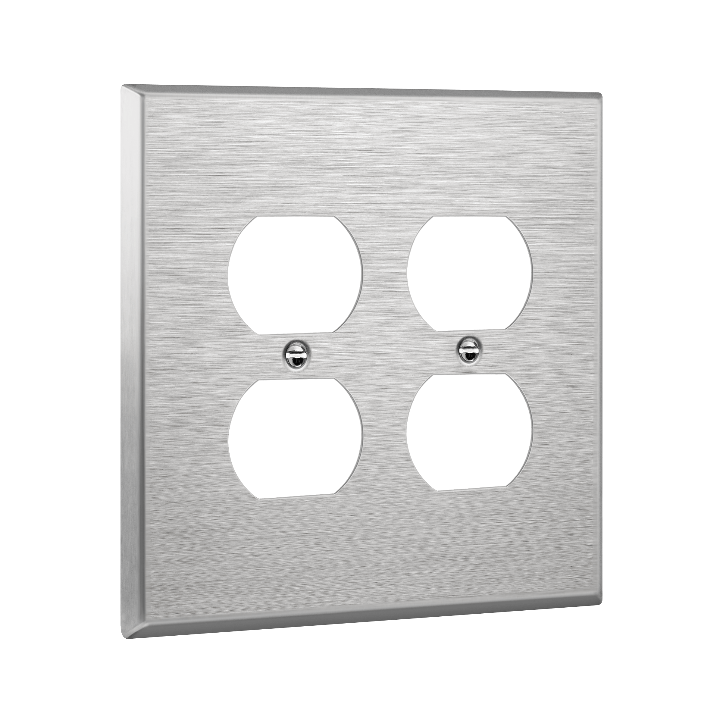 2Gang Duplex Metal Stainless Steel Wall Plate TOPGREENER