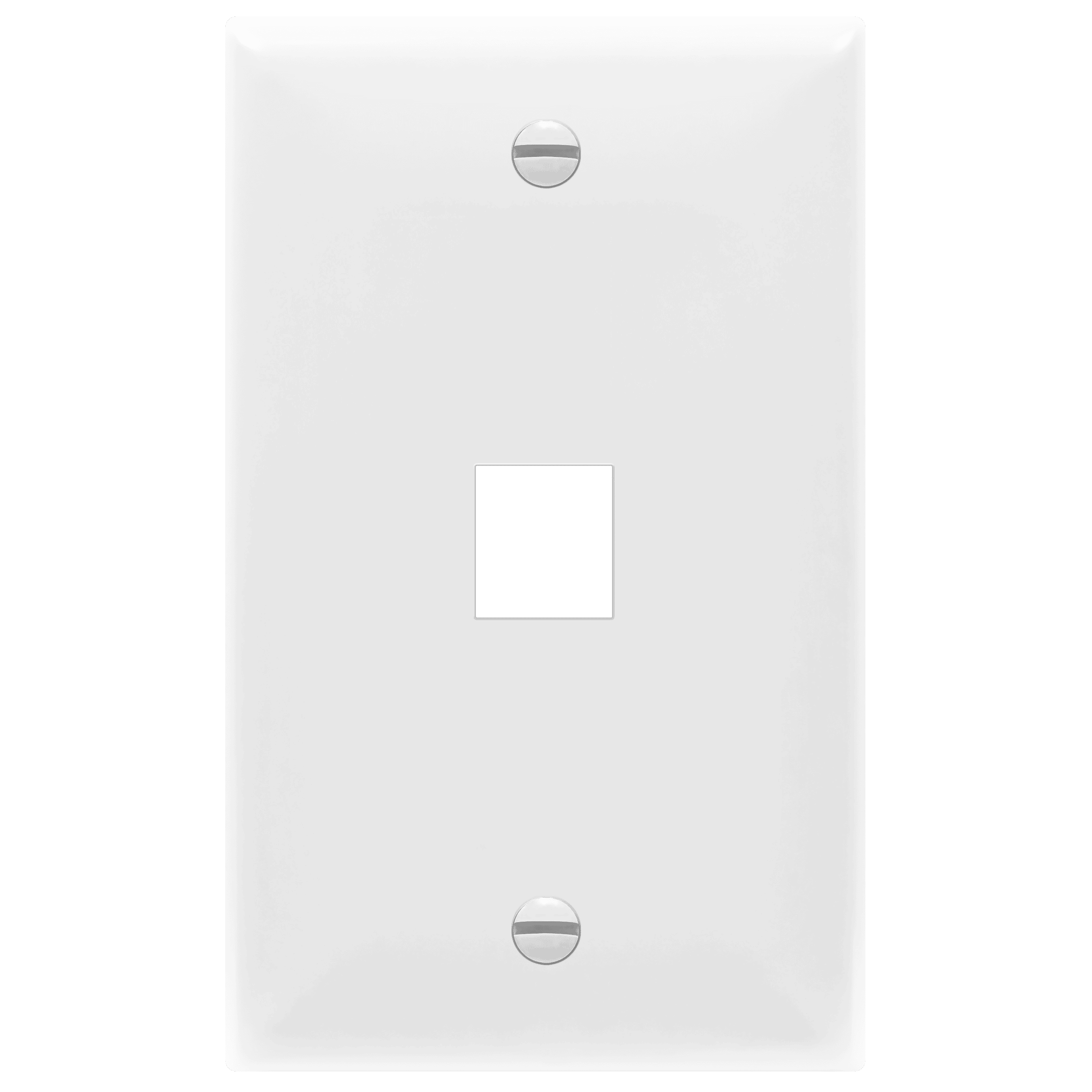 1Gang 1Port Keystone Jack Wall Plate White TOPGREENER