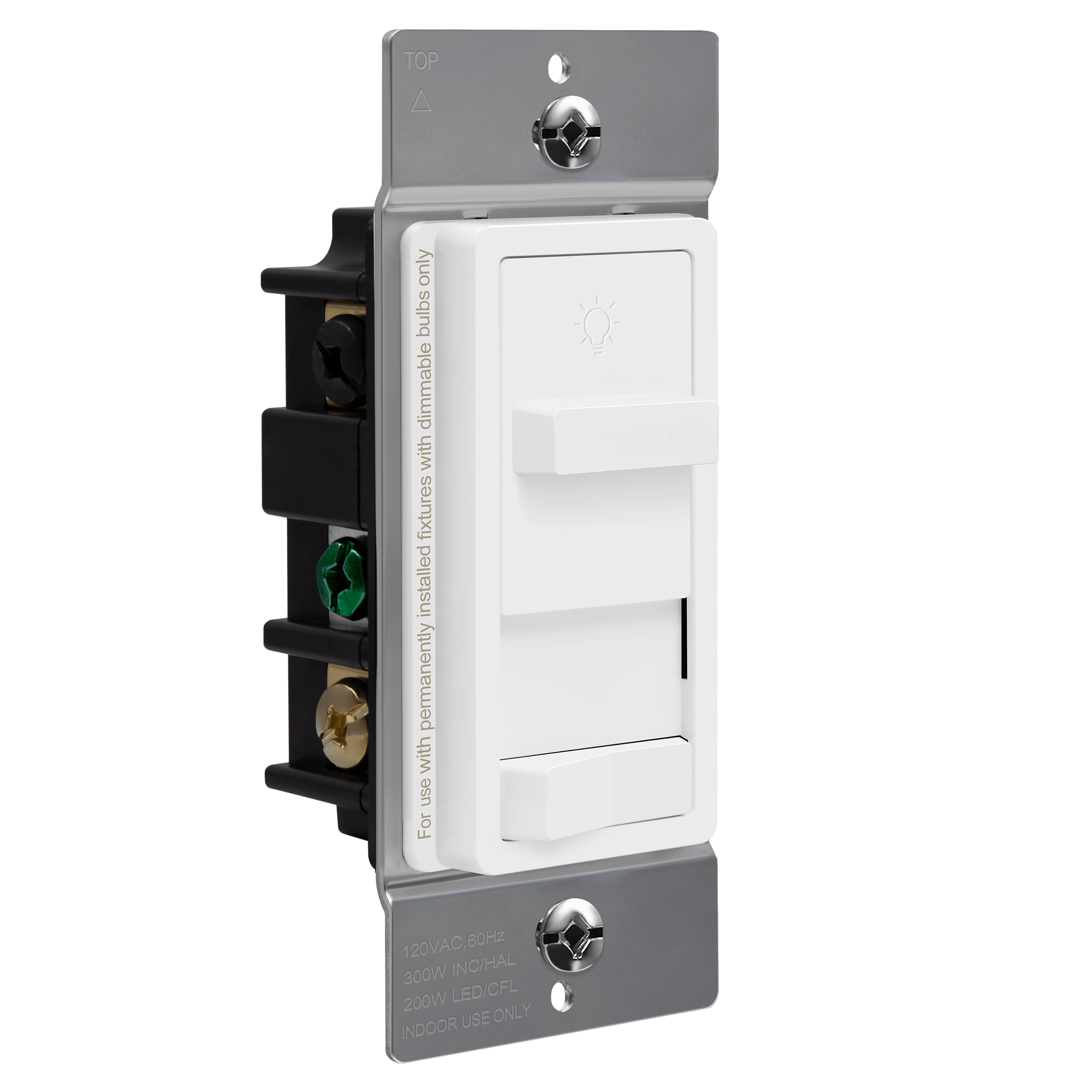 Kalide Dimmer Light Switch, LED Dimmer Switch 2 Wiring Devices